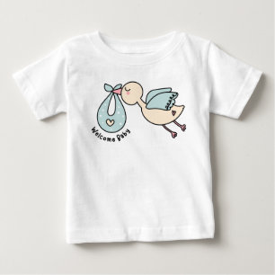 T-shirt Pour Bébé Bienvenue bébé