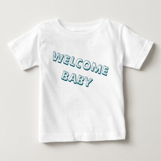 T-shirt Pour Bébé bienvenue dans ma vie bébé (Devant)