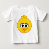 T-shirt Pour Bébé Big Bird Souriant Face 2 (Devant)