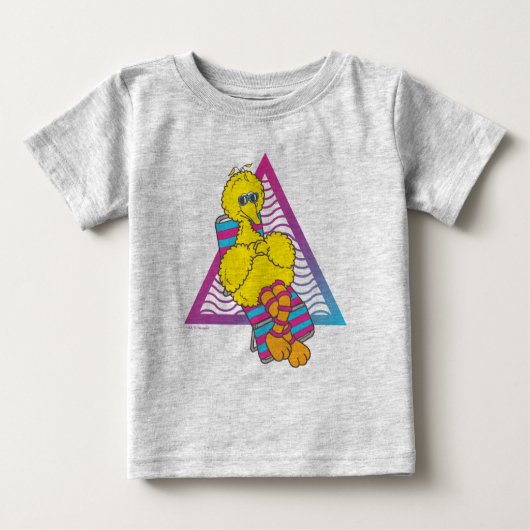 T-shirt Pour Bébé Big Bird | Vibes d'été (Devant)