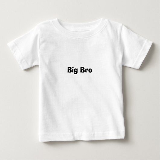 T-shirt Pour Bébé Big Bro (Devant)