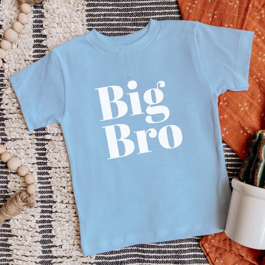 T-shirt Pour Bébé Big Bro | Famille de frères