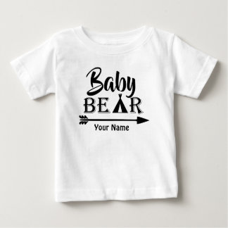 T-shirt Pour Bébé Big Brother Arrow Bear personnalisée