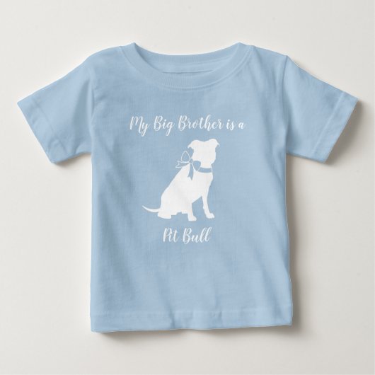 T-shirt Pour Bébé Big Brother Chien Big Brother (Devant)
