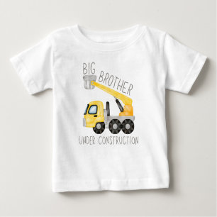 T-shirt Pour Bébé Big Brother en construction, Brother Digger