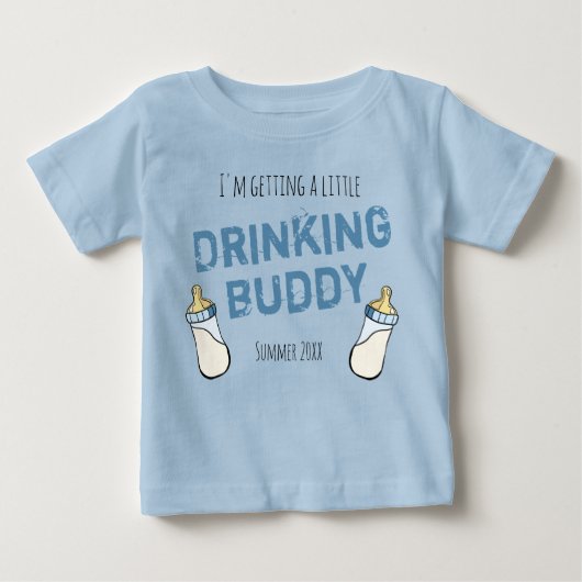 T-shirt Pour Bébé Big Brother personnalisable révéler (Devant)