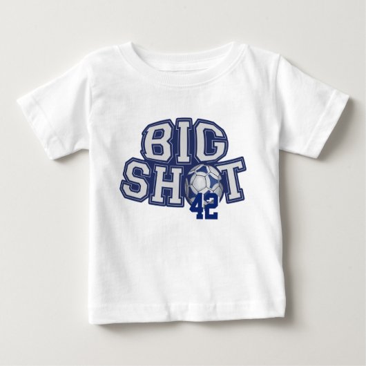 T-shirt Pour Bébé Big Shot Soccerball (Devant)