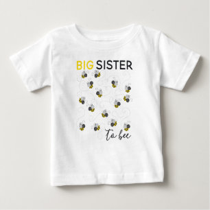 T-shirt Pour Bébé Big Sister to Bee