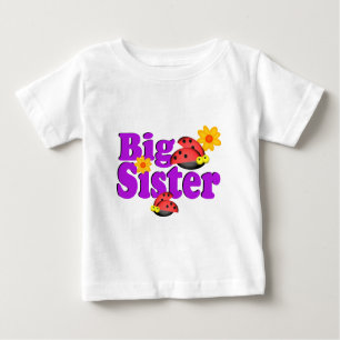 T-shirt Pour Bébé Big Soeur Ladybug
