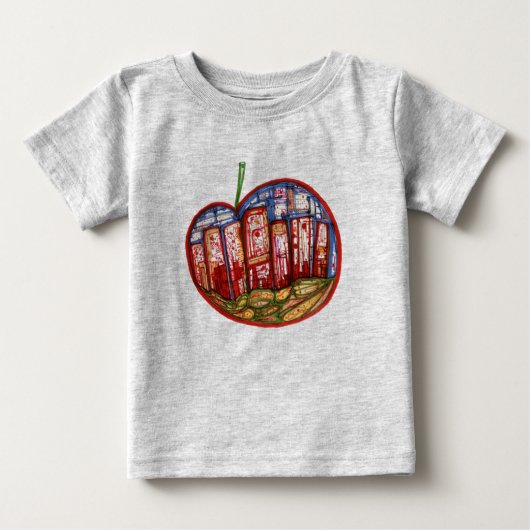 T-SHIRT POUR BÉBÉ BIGAPPLE (Devant)
