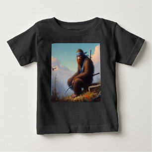 T-shirt Pour Bébé Bigfoot Ninja