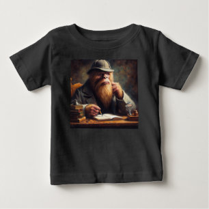 T-shirt Pour Bébé Bigfoot Sherlock Holmes