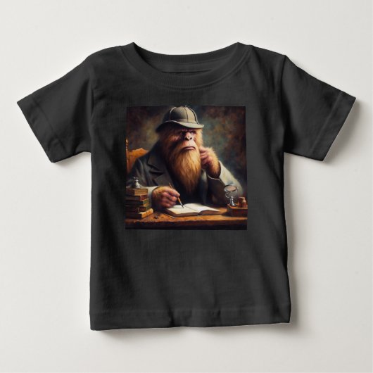 T-shirt Pour Bébé Bigfoot Sherlock Holmes (Devant)