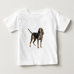 T-shirt Pour Bébé Bigle noir et feu américain