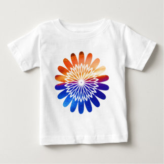 T-shirt Pour Bébé Bijou graphique rond de fleur de Chakra