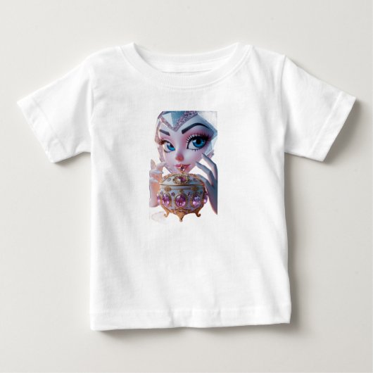 T-shirt Pour Bébé Bijoux non vus (Devant)