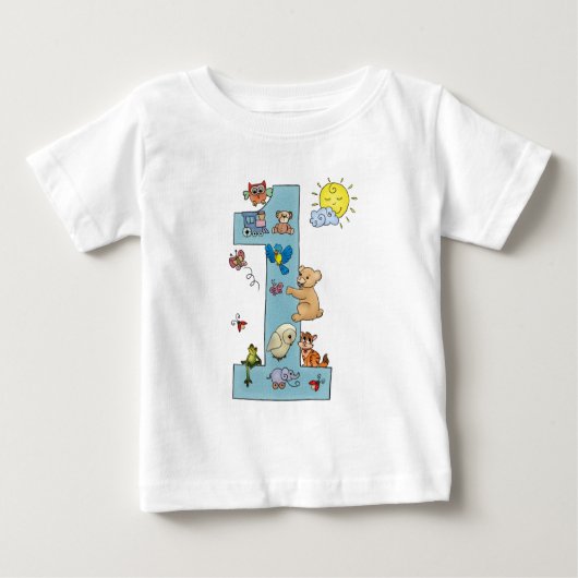 T-shirt Pour Bébé Bin un (Devant)