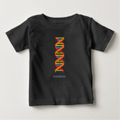 T-shirt Pour Bébé biologie ADN molécule science professeur gènes (Devant)