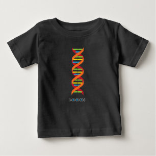 T-shirt Pour Bébé biologie ADN molécule science professeur gènes