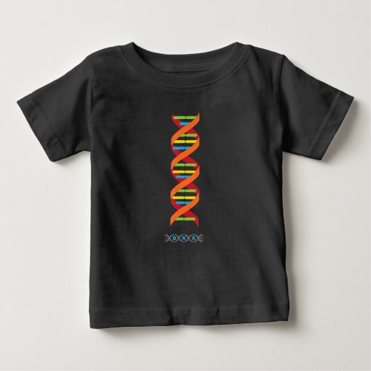 T-shirt Pour Bébé biologie ADN molécule science professeur gènes (Devant)