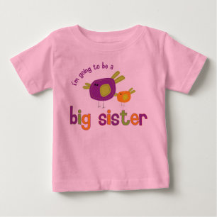 T-shirt Pour Bébé birdie grande soeur dos