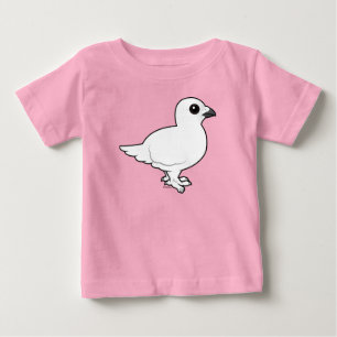 T-shirt Pour Bébé Birdorable Willow Ptarmigan, hiver