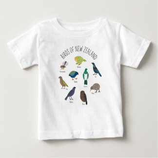 T-shirt Pour Bébé Birds of New Zealand Tee