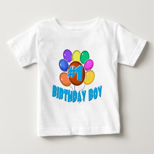 T-shirt Pour Bébé Birthday Boy (Devant)
