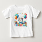 T-shirt Pour Bébé Birthday Celebration (Devant)