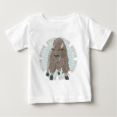 T-shirt Pour Bébé Bison classique (Devant)
