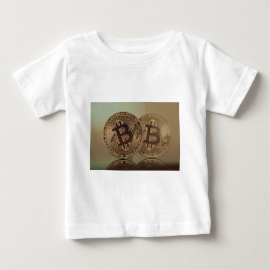 T-shirt Pour Bébé Bitcoin 17 (Devant)