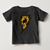 T-shirt Pour Bébé Black Adam Distressed Lightning Bolt Graphic (Devant)