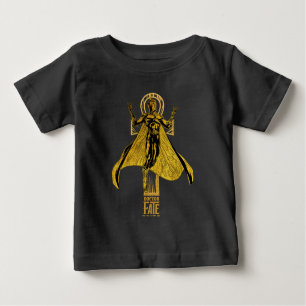T-shirt Pour Bébé Black Adam   Graphique de caractères de fin de doc