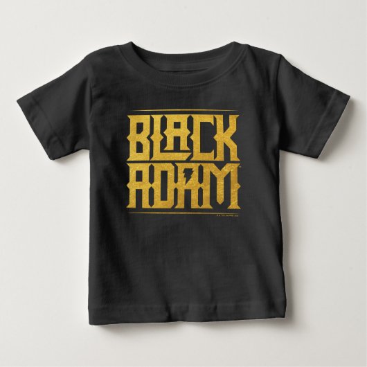 T-shirt Pour Bébé Black Adam Stacked Name Graphic (Devant)
