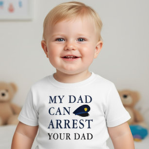 T-shirt Pour Bébé Blague de bébé policier hilarante