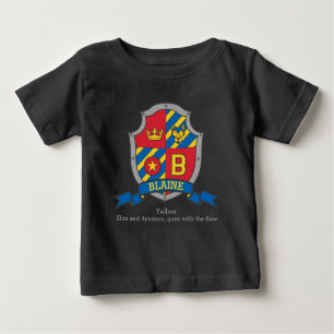 T-shirt Pour Bébé Blaine nom signifiant chevaliers crêtes chien de p