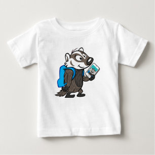 T-shirt Pour Bébé Blaireau Selfie de boomer du raton laveur   de