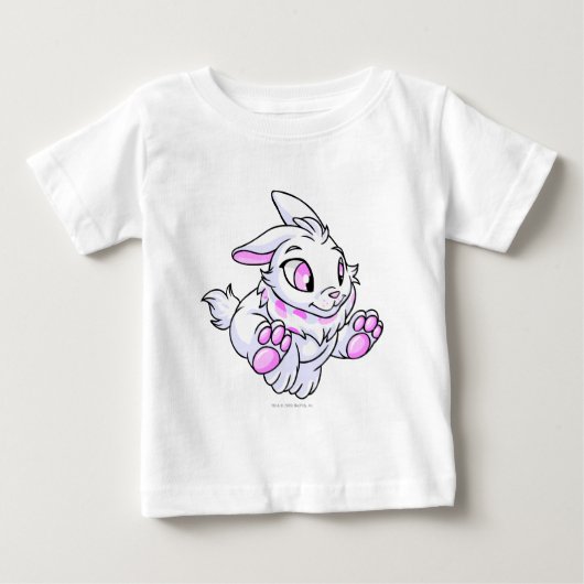 T-shirt Pour Bébé Blanc de Cybunny (Devant)