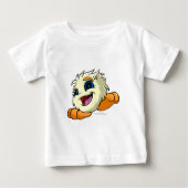 T-shirt Pour Bébé Blanc de JubJub (Devant)