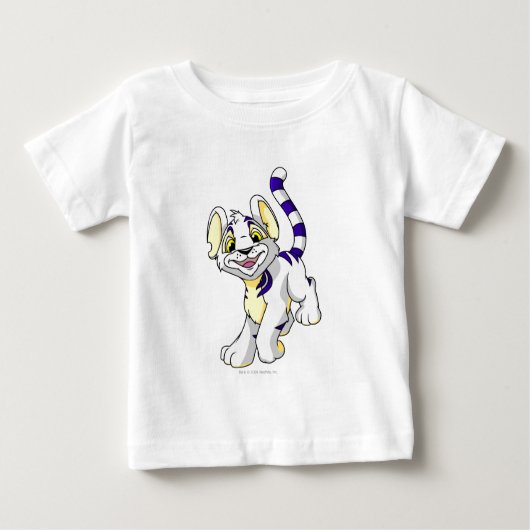 T-shirt Pour Bébé Blanc de Kougra (Devant)