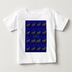 T-shirt Pour Bébé Blench Safari Lets Go Zebra Hakuna Matata