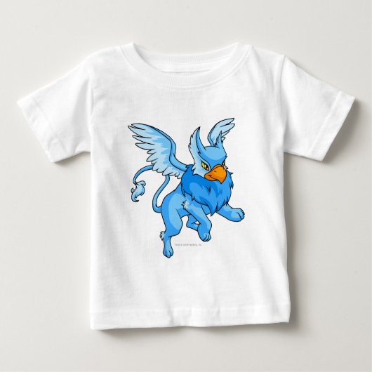 T-shirt Pour Bébé Bleu d'aire (Devant)