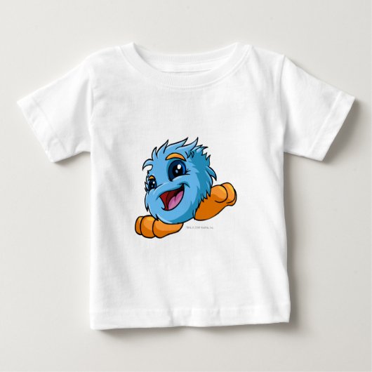T-shirt Pour Bébé Bleu de JubJub (Devant)
