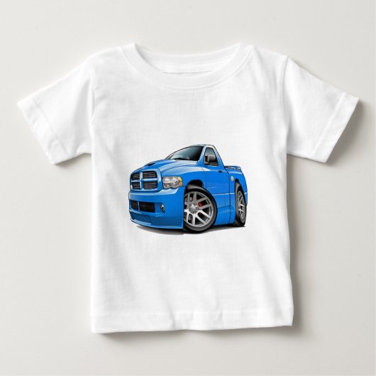 T-shirt Pour Bébé Bleu de la RAM B5 de Dodge SRT10 (Devant)