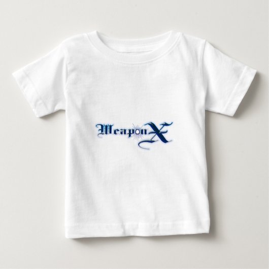 T-shirt Pour Bébé Bleu de l'arme X (Devant)