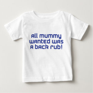 T-shirt Pour Bébé bleu de maman