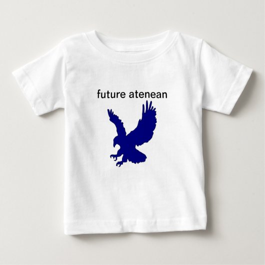 T-shirt Pour Bébé Bleu Eagle d'Ateneo (Devant)