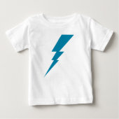 T-shirt Pour Bébé Bleu éclair (Devant)