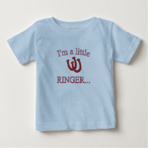 Bleu infantile de T-Chemise-Lite de tangage en fer