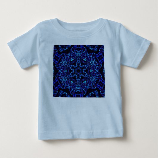 T-shirt Pour Bébé Bleu intense (Devant)